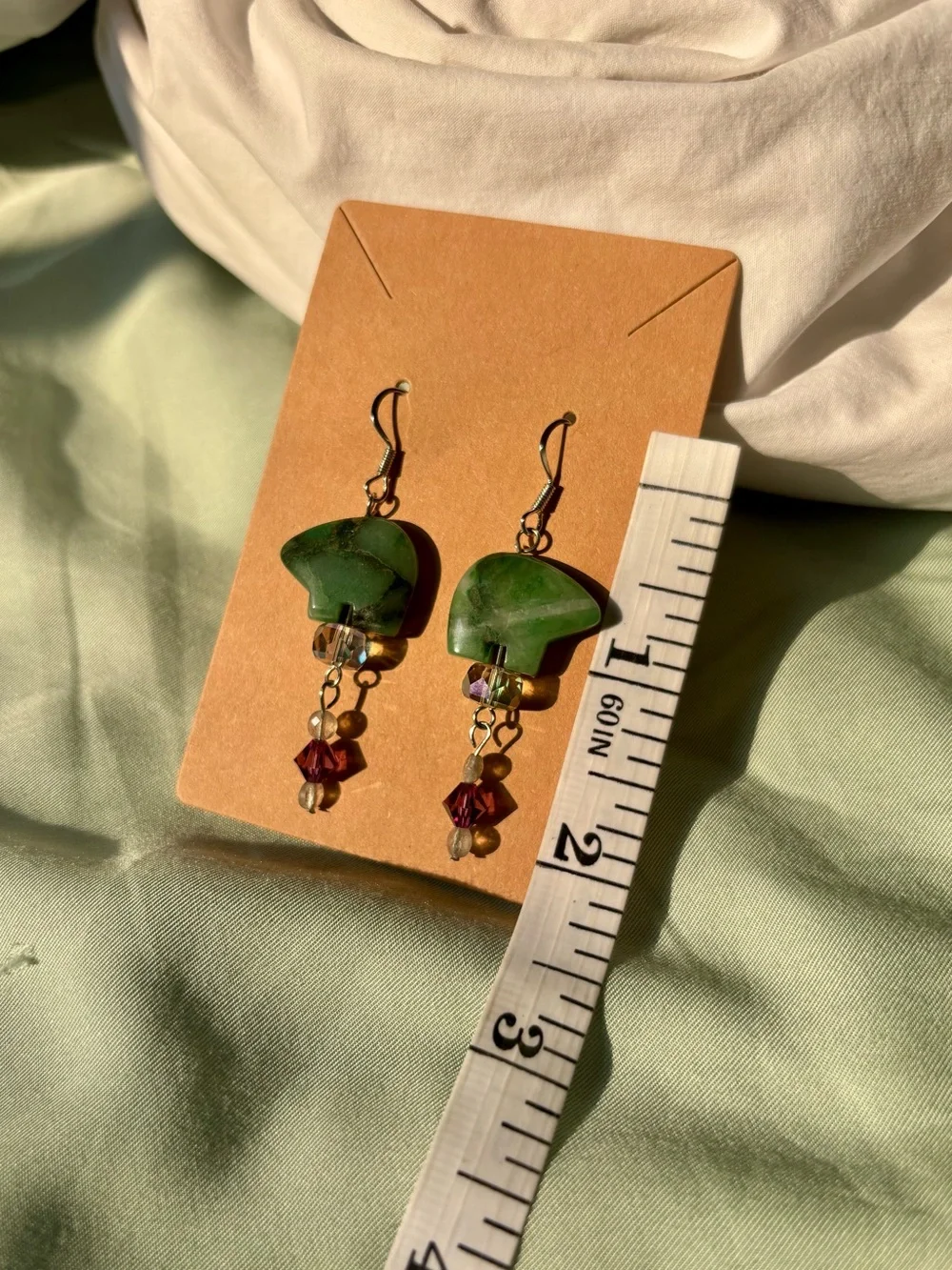 Handcrafted, fetish bear earrings. - Picture 11 of 11
